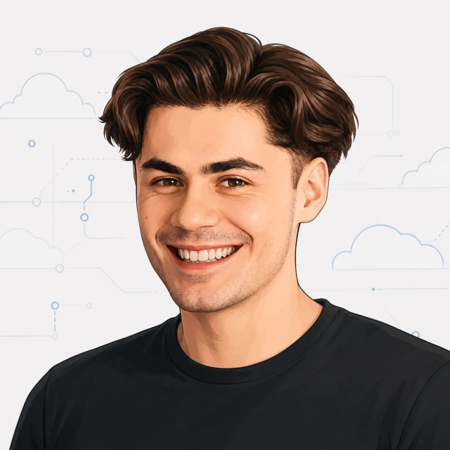 Colour anime portrait of Boyan Iliev